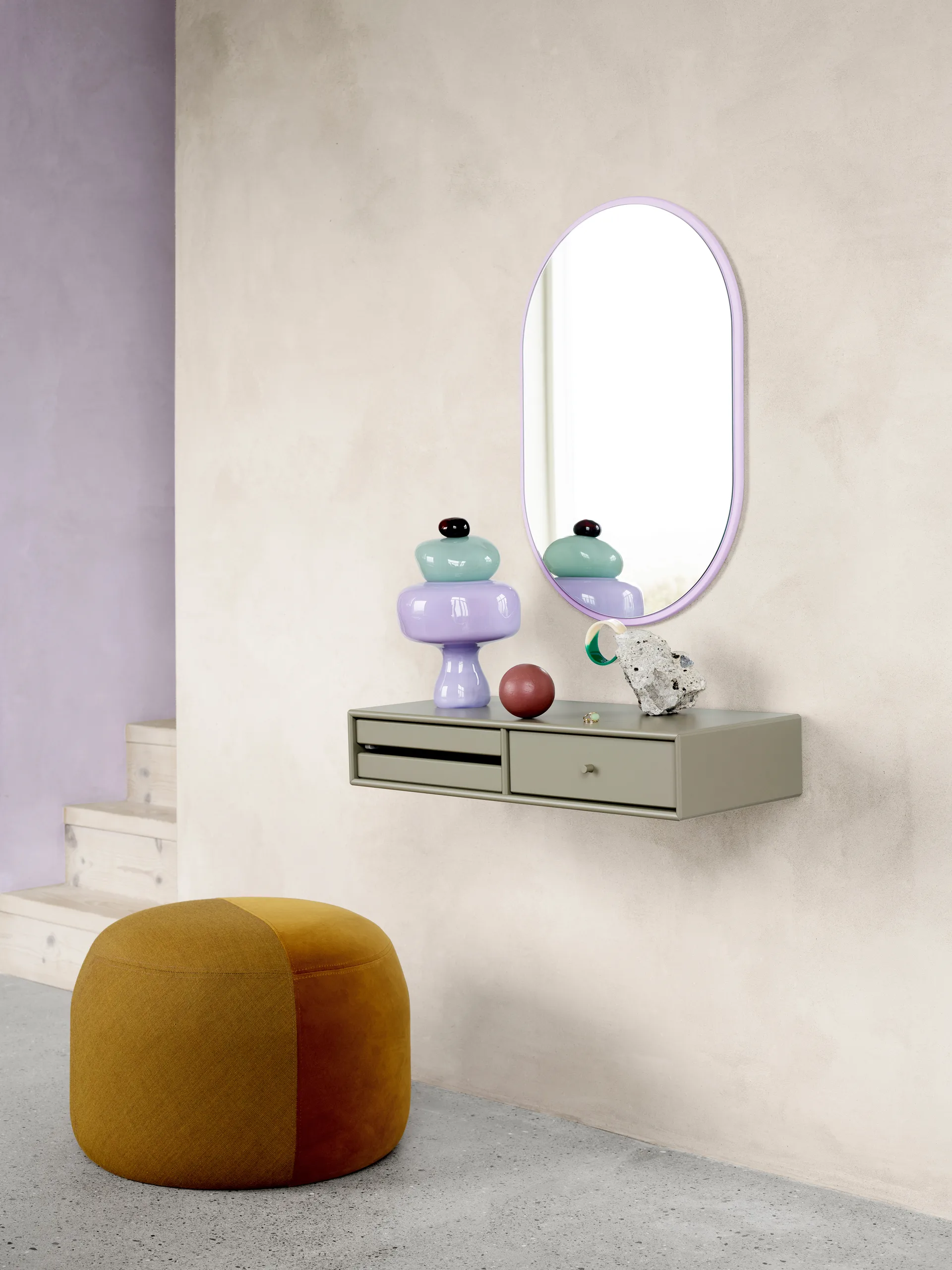 LOOK Mirror spegel – SP812R, Iris Montana