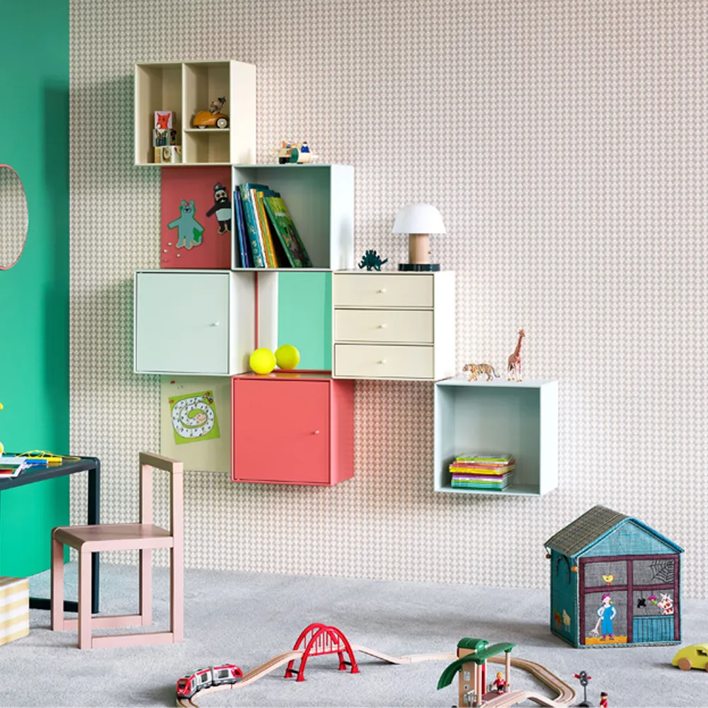 Montana Mini 1001 hylla 35x35 cm, Rhubarb Montana