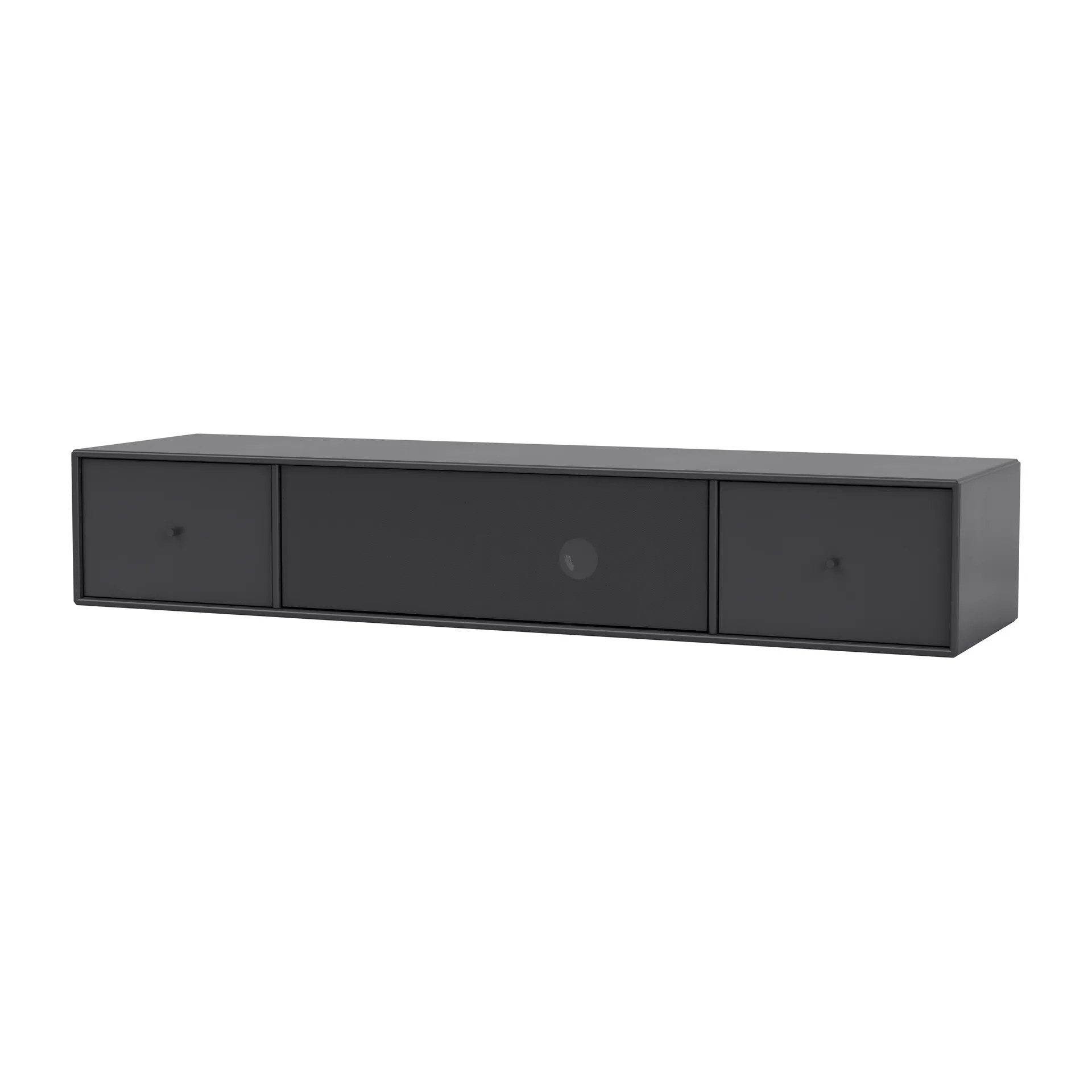 OCTAVE II tv-bänk med plats för ljudenhet, Anthracite Montana