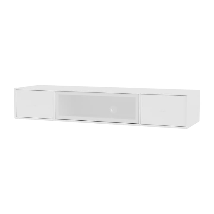 OCTAVE II tv-bänk med plats för ljudenhet, New white Montana