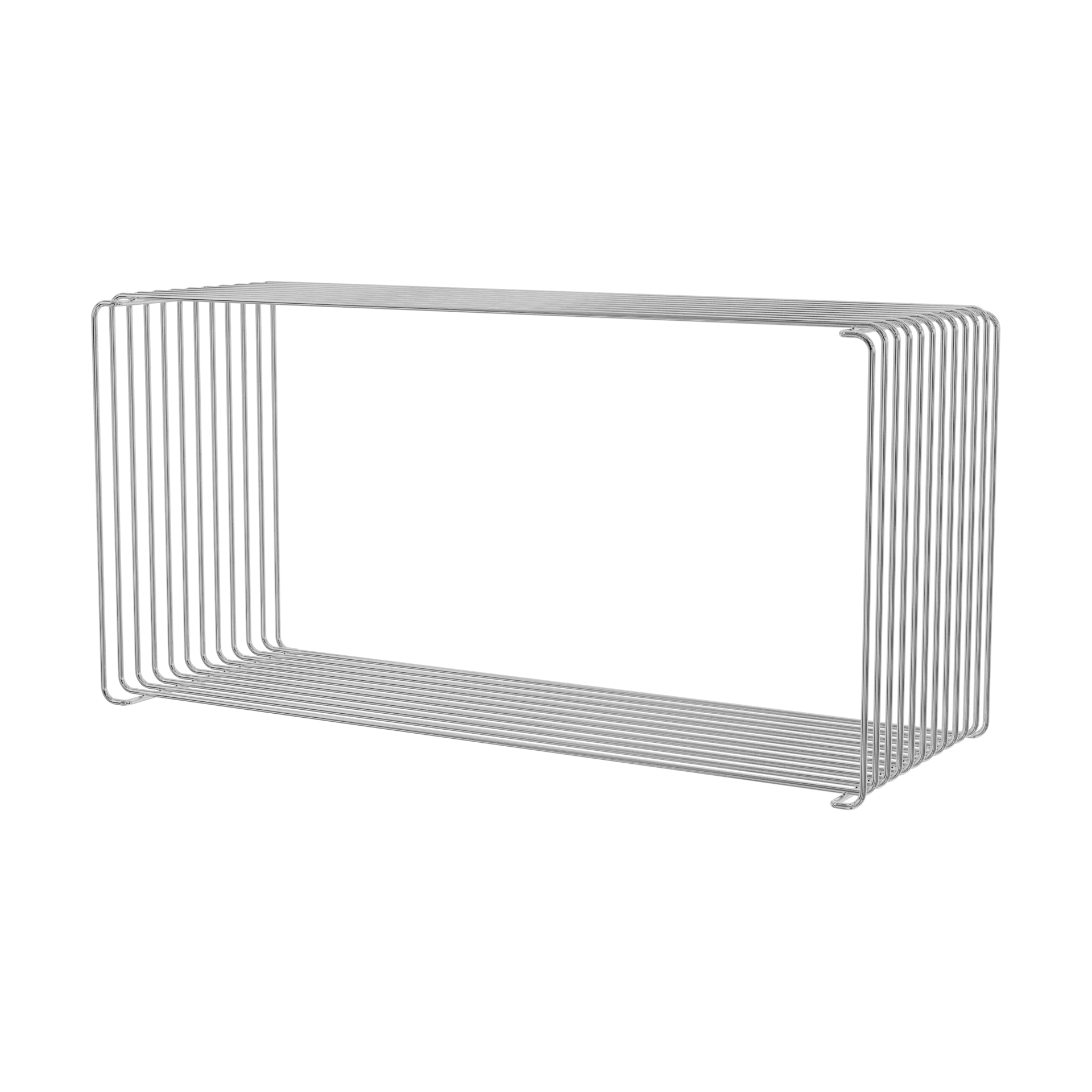 Panton Wire Extended hylla 70x34,8x25,7 cm, Chrome Montana