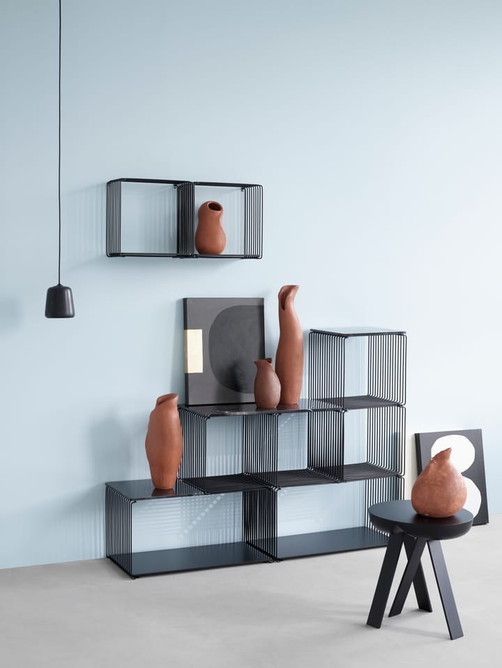 Panton Wire Extended hylla 70x34,8x34,8 cm, Black Montana
