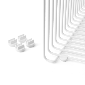 Panton Wire feet distansfötter 4-pack - Snow - Montana