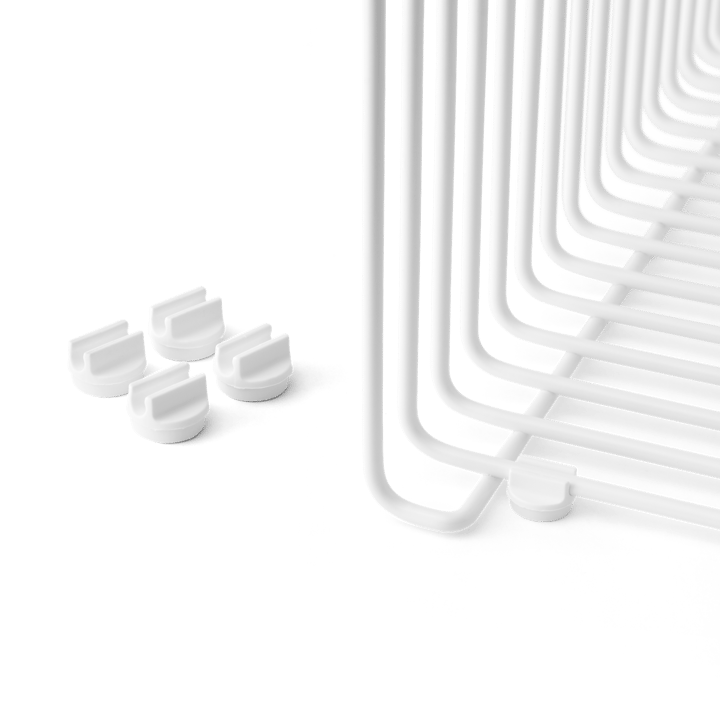 Panton Wire feet distansfötter 4-pack, Snow Montana
