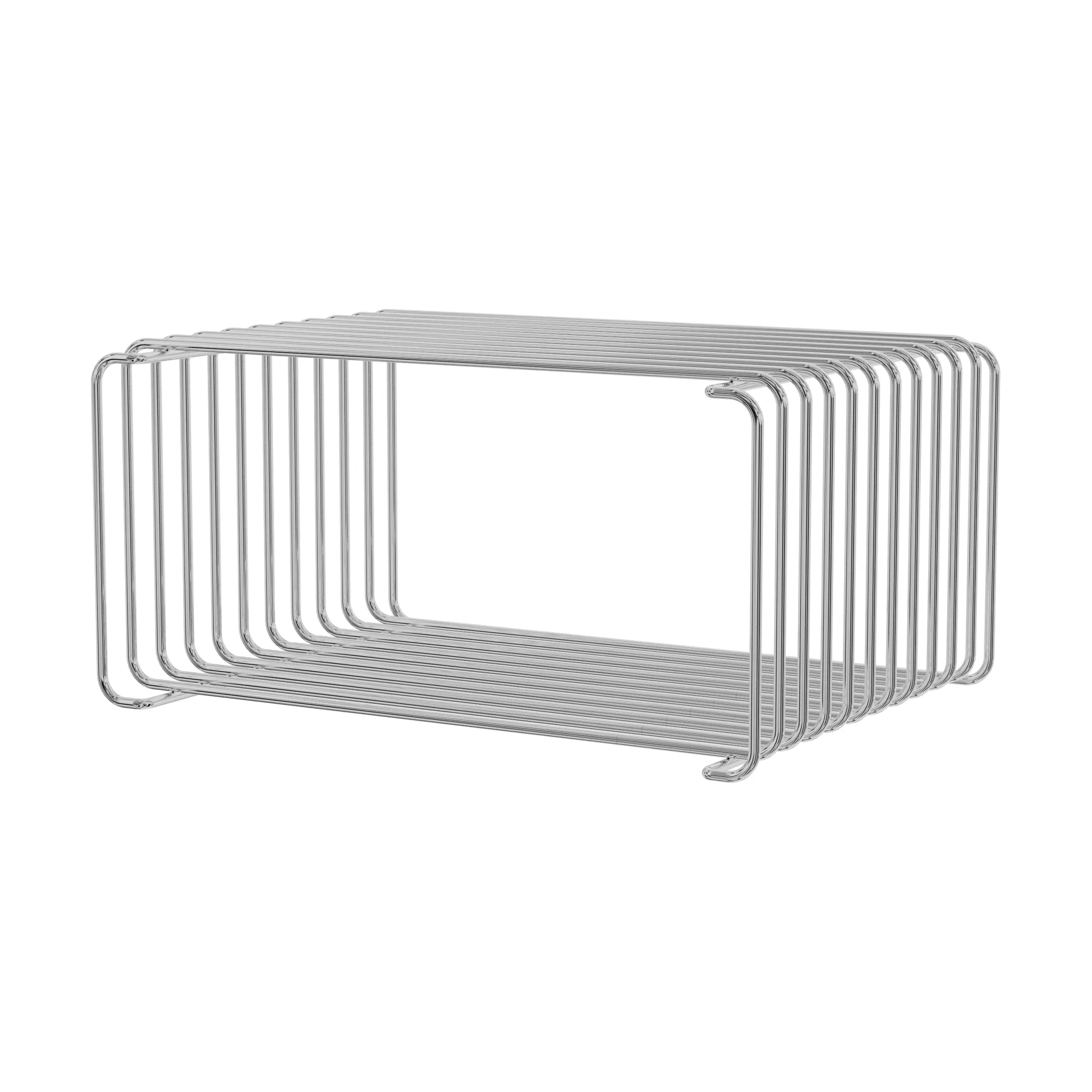 Panton Wire Half Height hylla 34,8x17,2x25,7 cm, Chrome Montana
