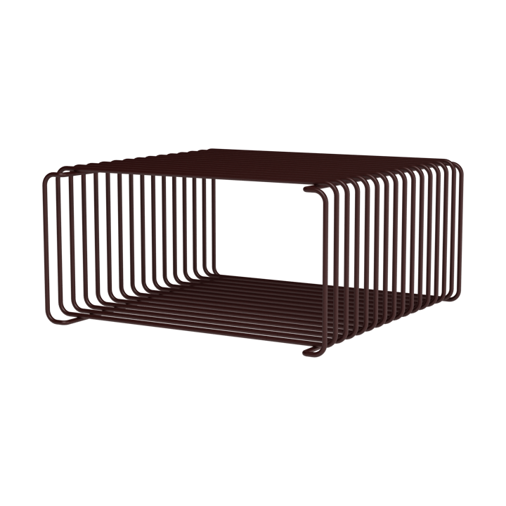 Panton Wire Half Height hylla 34,8x17,2x34,8 cm - Black red - Montana