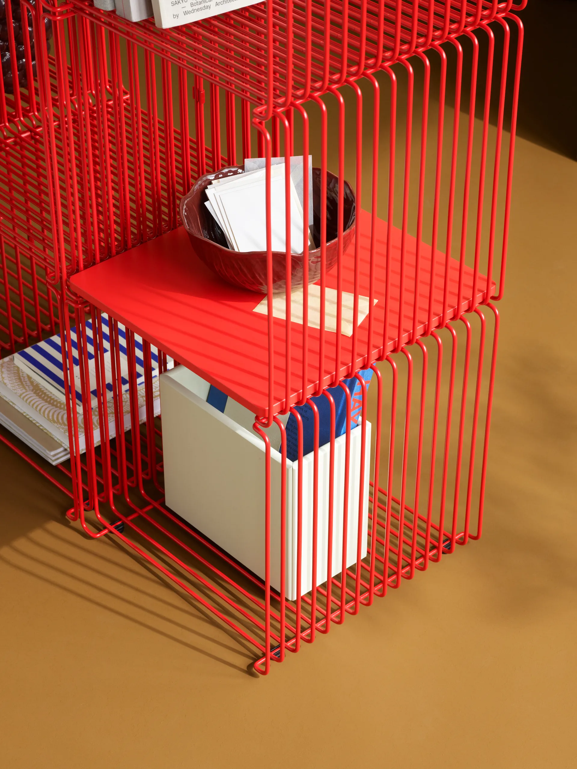 Panton Wire hyllplan 33x34,8 cm, Rosehip Montana