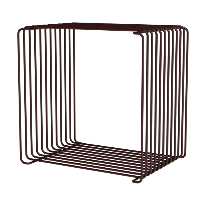 Panton Wire Single hylla 34,8x34,8x25,7 cm - Black red - Montana