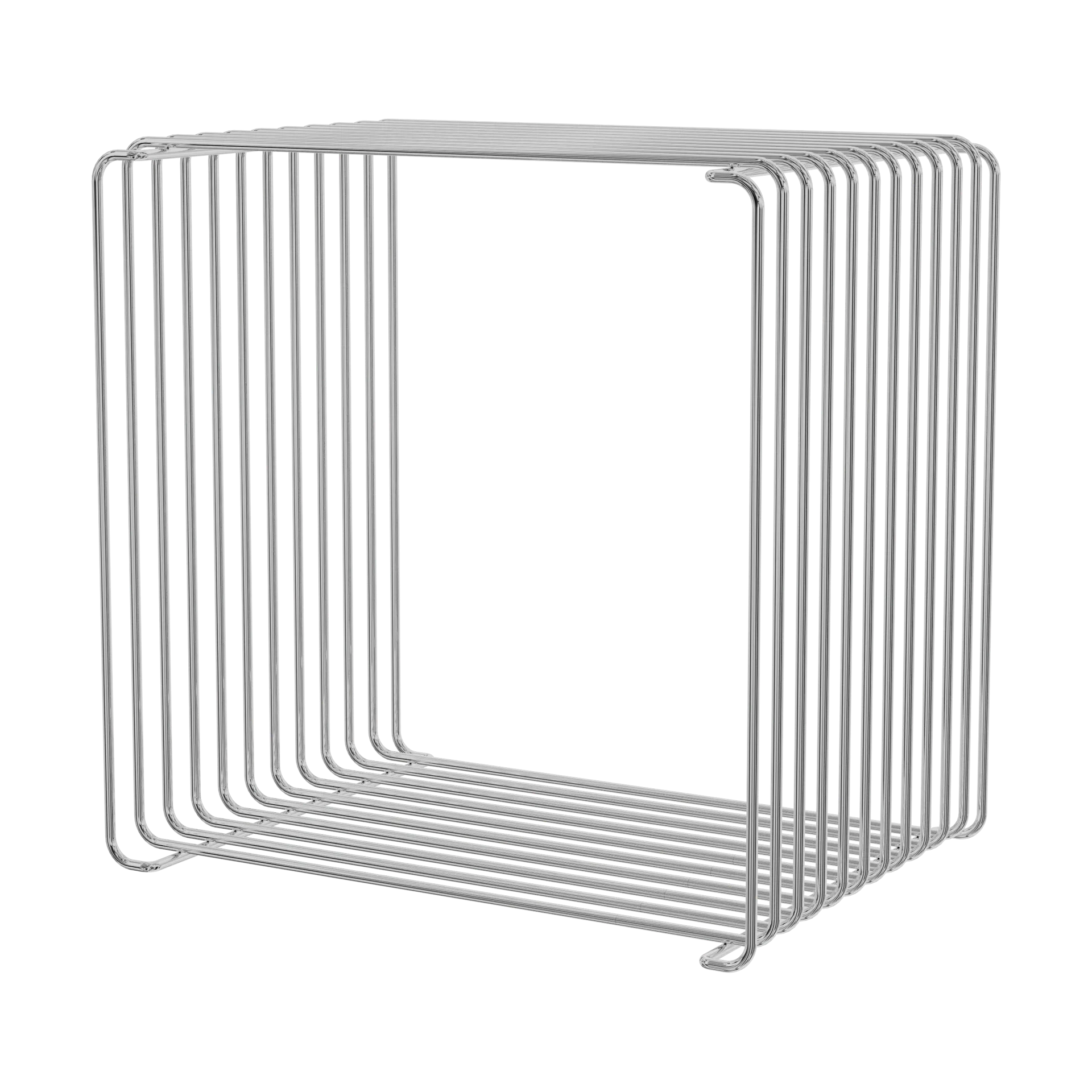 Panton Wire Single hylla 34,8x34,8x25,7 cm, Chrome Montana