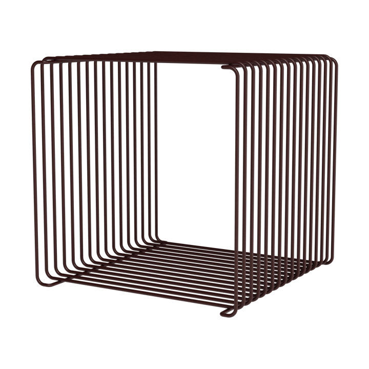 Panton Wire Single hylla 34,8x34,8x34,8 cm - Black red - Montana