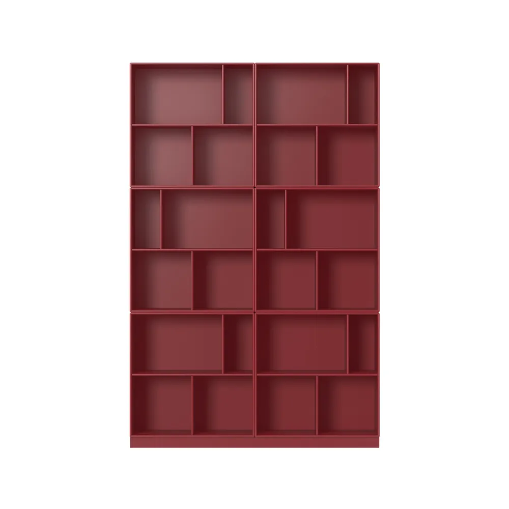 Read bokhylla, Beetroot 165-incl. 7 cm sockel Montana