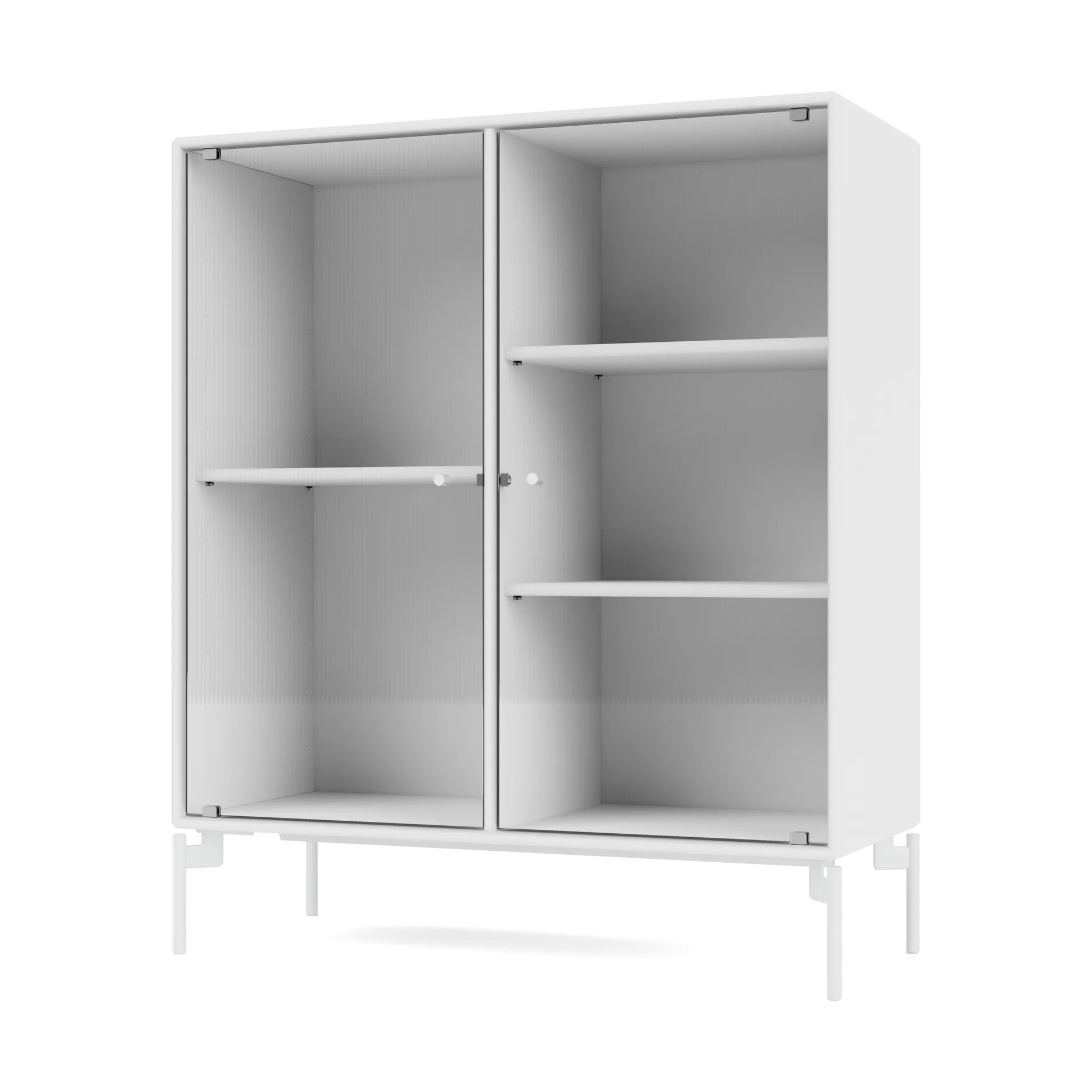 Ripple II vitrinskåp 69,6x82,2x30 cm, Snow-ben snow Montana