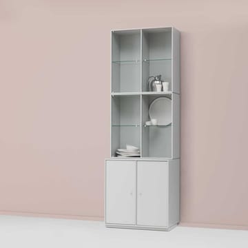 Rise vitrin - new white 101, med sockel - Montana