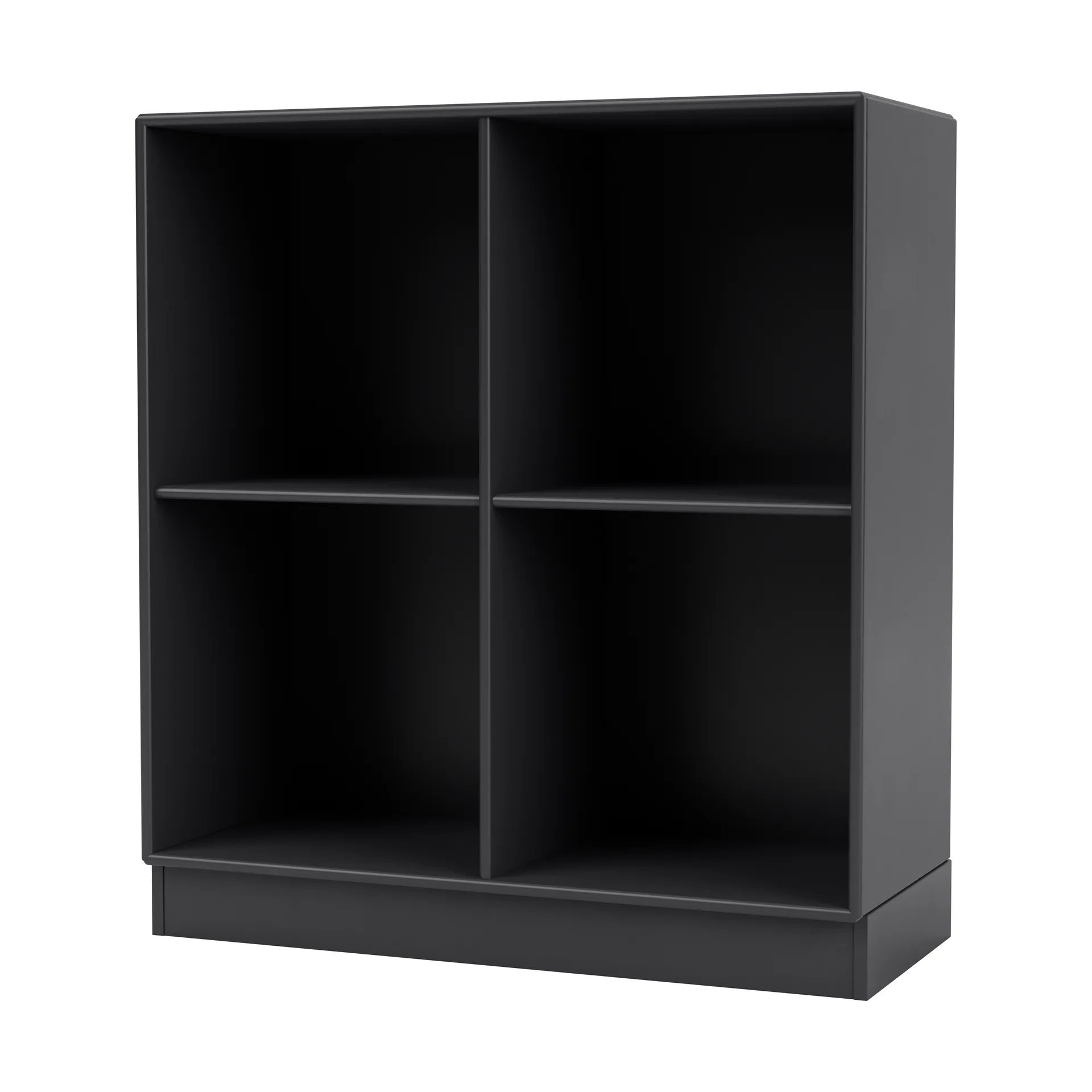 SHOW hylla 69,6x69,6 cm, sockel 7 cm, 04-Anthracite Montana