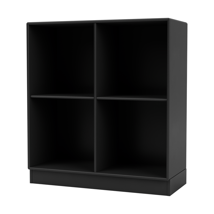 SHOW hylla 69,6x69,6 cm, sockel 7 cm - 05-Black - Montana