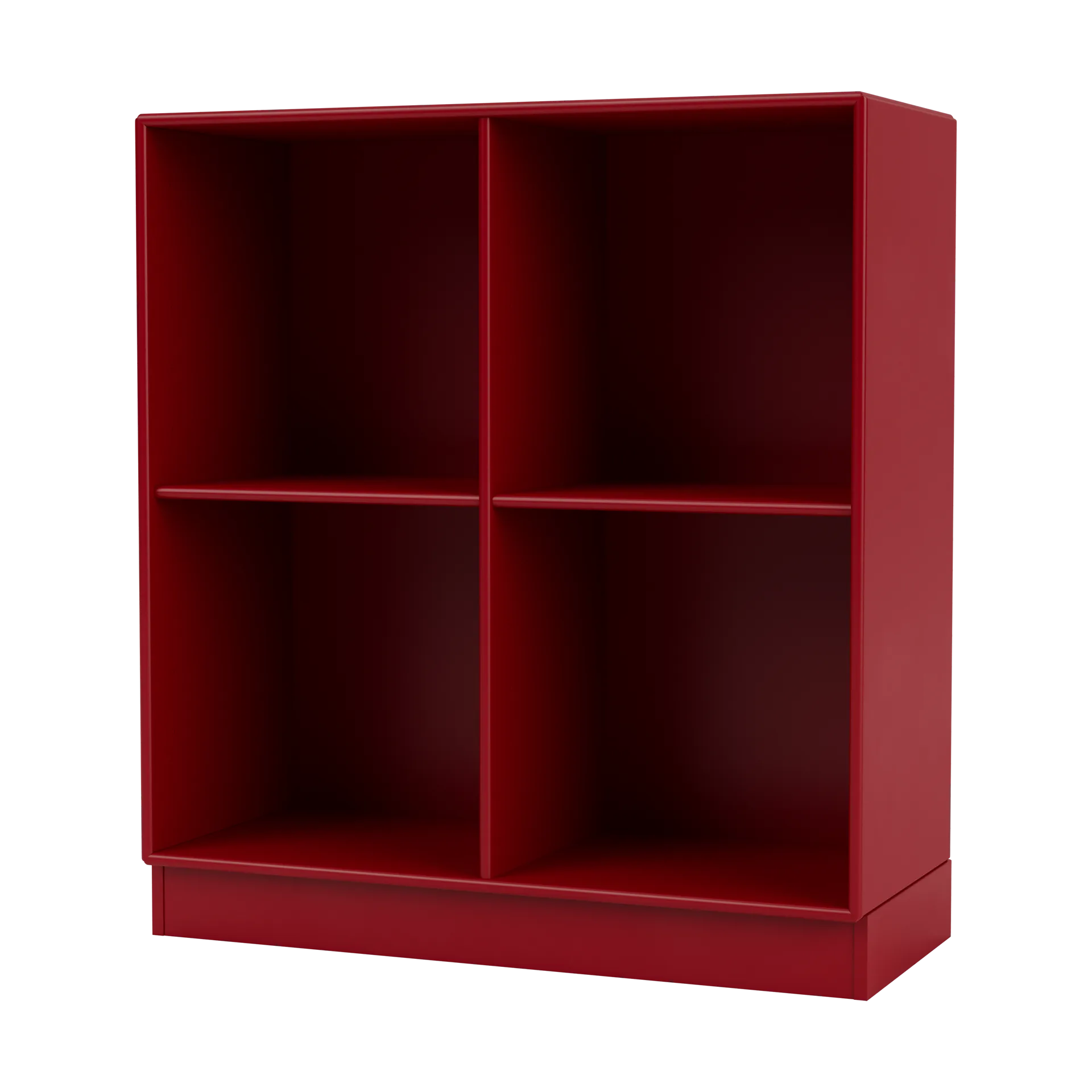 SHOW hylla 69,6x69,6 cm, sockel 7 cm, 165-Beetroot Montana