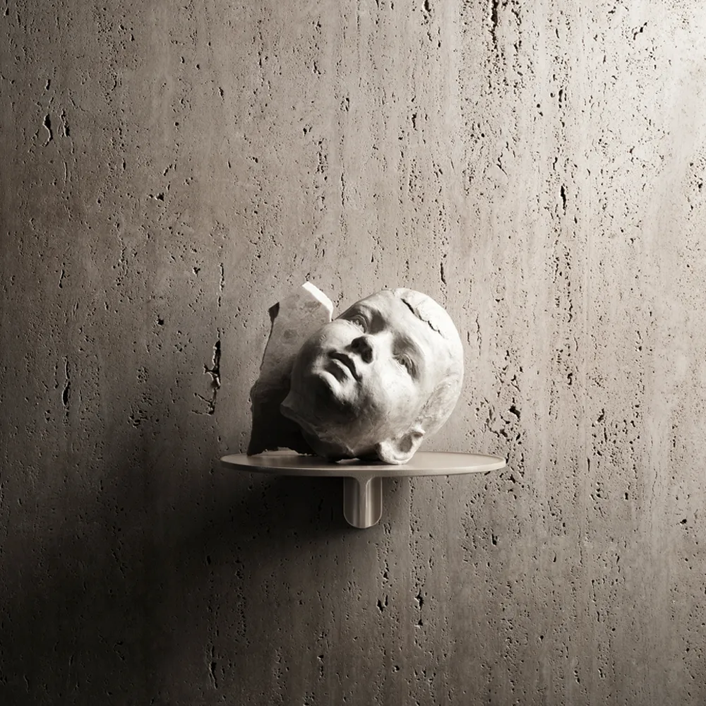 Museum NM&.045 vägghylla, beige Museum