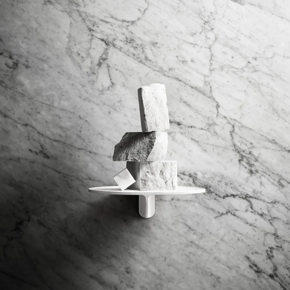 Museum NM&.045 vägghylla, beige Museum