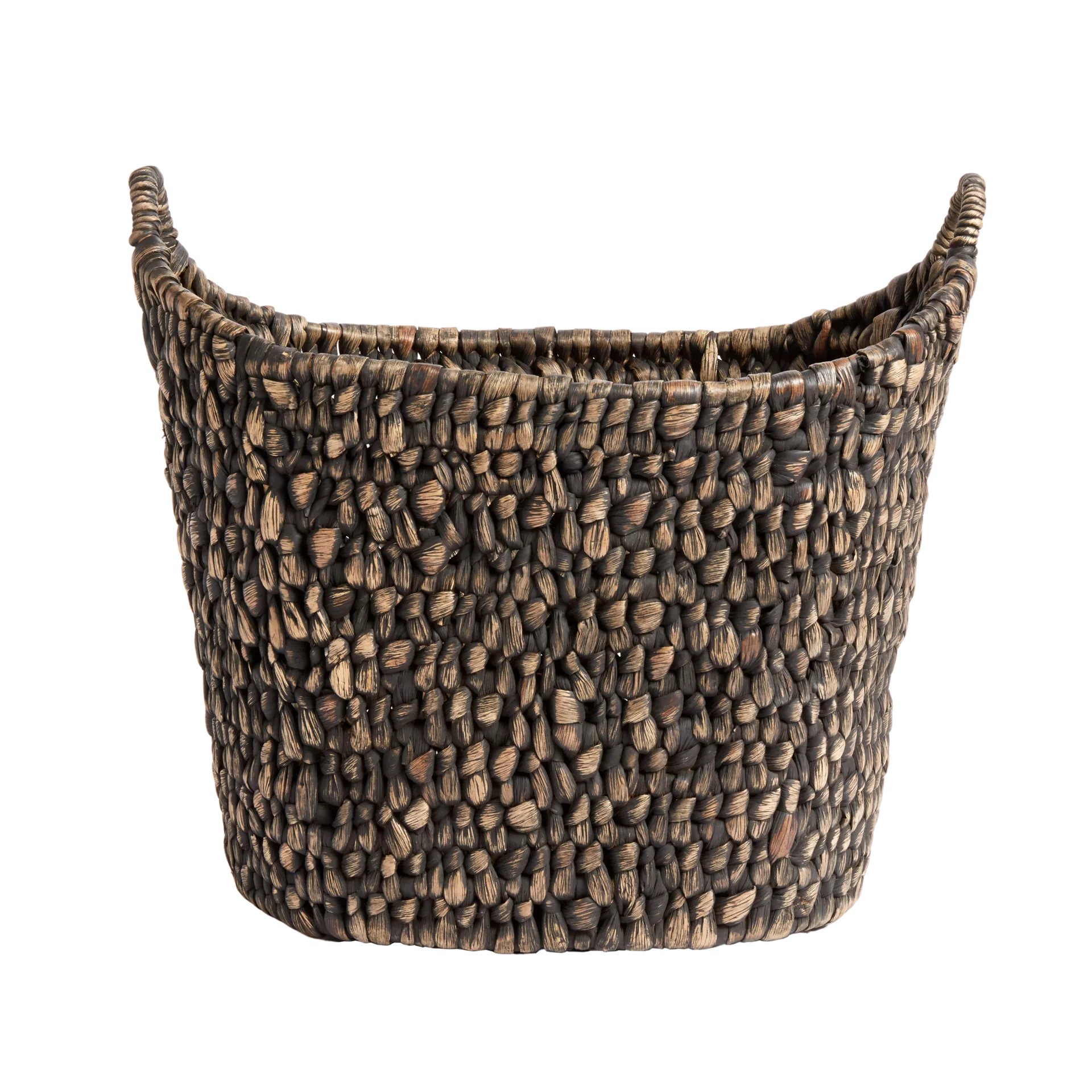 Basha korg Ø42 cm, Vattenhyasint-svart MUUBS