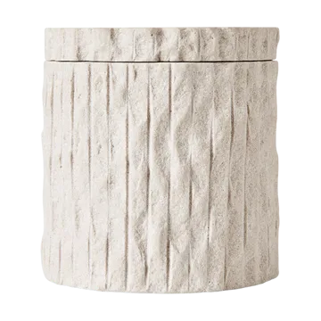 Kama burk med lock Ø9,5 cm - Sand - MUUBS