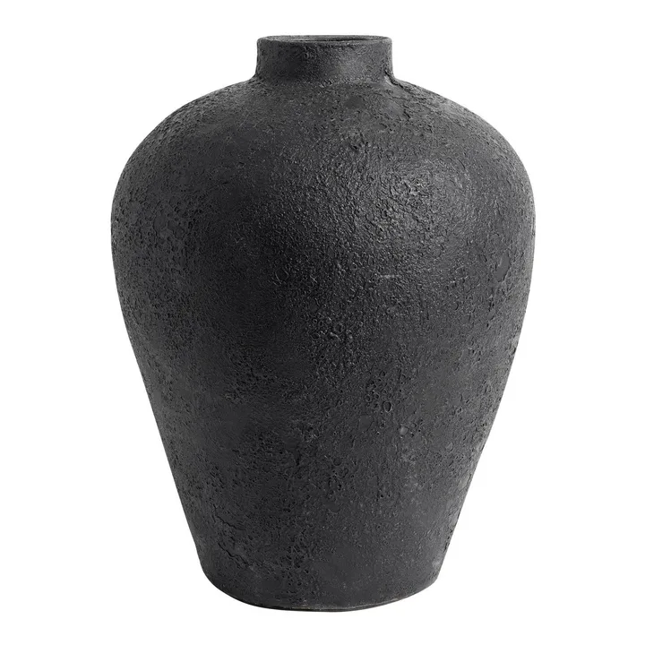 Luna kruka 40 cm - Svart-terracotta - MUUBS