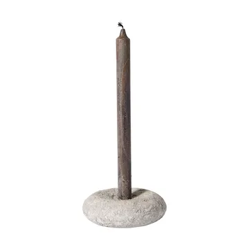 Luna ljusstake - Grey, Ø13x4,8 cm - MUUBS