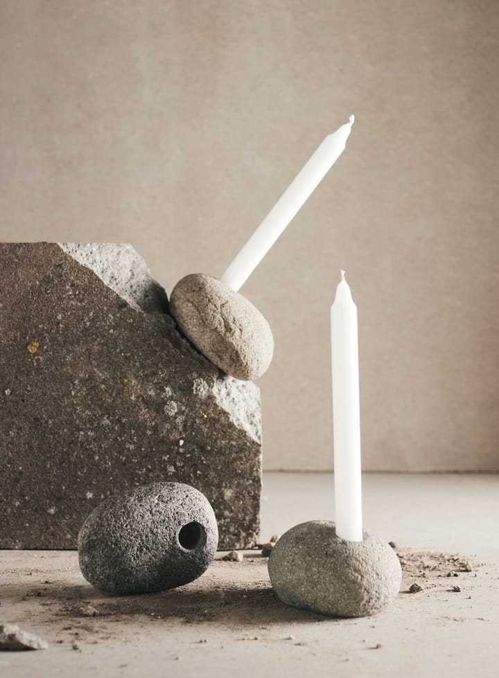 Valley ljusstake 6 cm, Natursten MUUBS