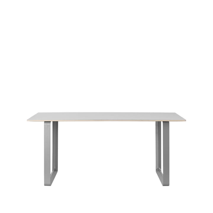 70/70 matbord 170x85 cm - Grey linoleum-Plywood-Grey - Muuto