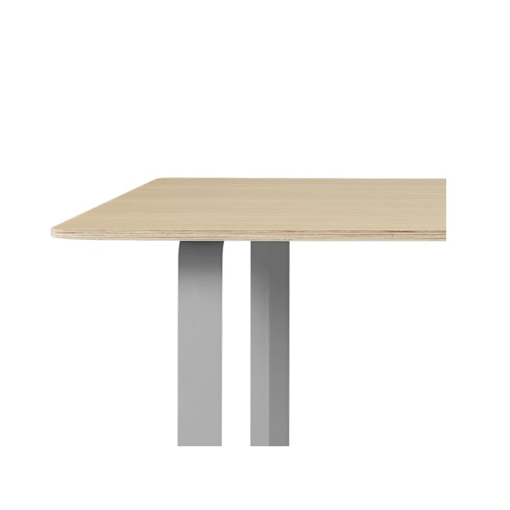 70/70 matbord 170x85 cm, Oak veneer-Plywood-Grey Muuto