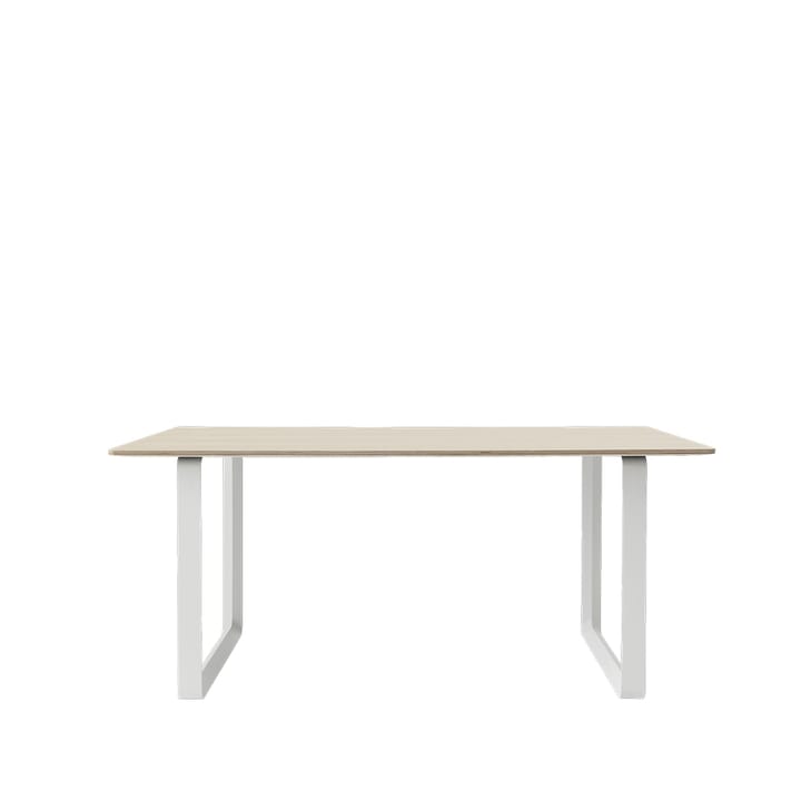 70/70 matbord 170x85 cm - Oak veneer-Plywood-White - Muuto