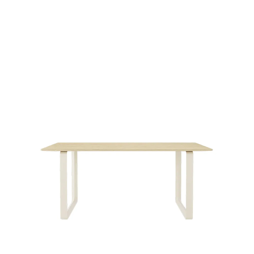 70/70 matbord 170x85 cm, Solid oak-Sand Muuto
