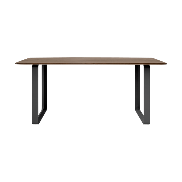 70/70 matbord 170x85 cm - Solid smoked oak-Black - Muuto