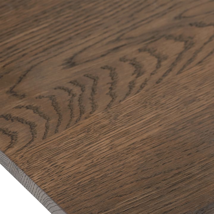70/70 matbord 170x85 cm, Solid smoked oak-Black Muuto