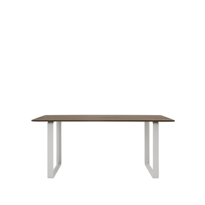 70/70 matbord 170x85 cm - Solid smoked oak-Grey - Muuto