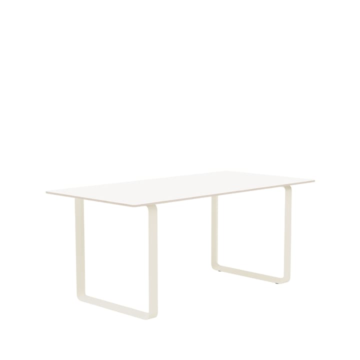 70/70 matbord 170x85 cm - White laminate-Plywood-Sand - Muuto