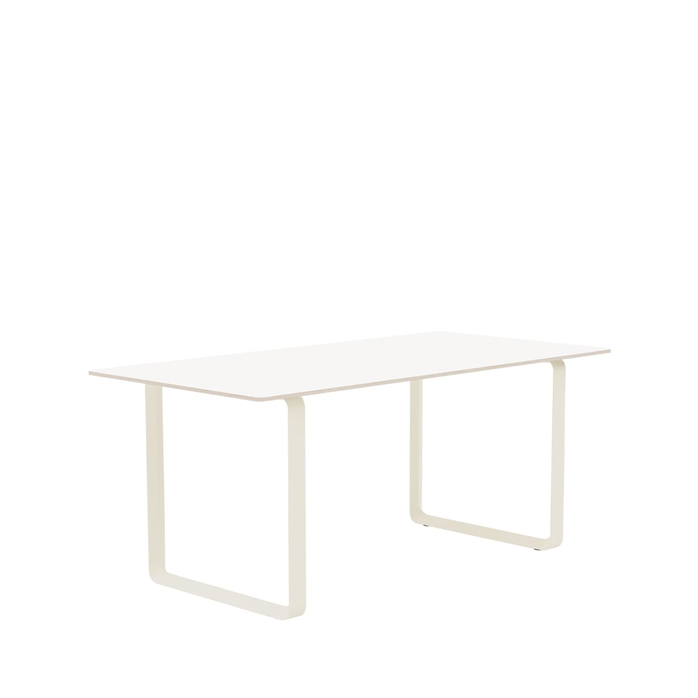 Muuto 70/70 matbord 170x85 cm White laminate-Plywood-Sand