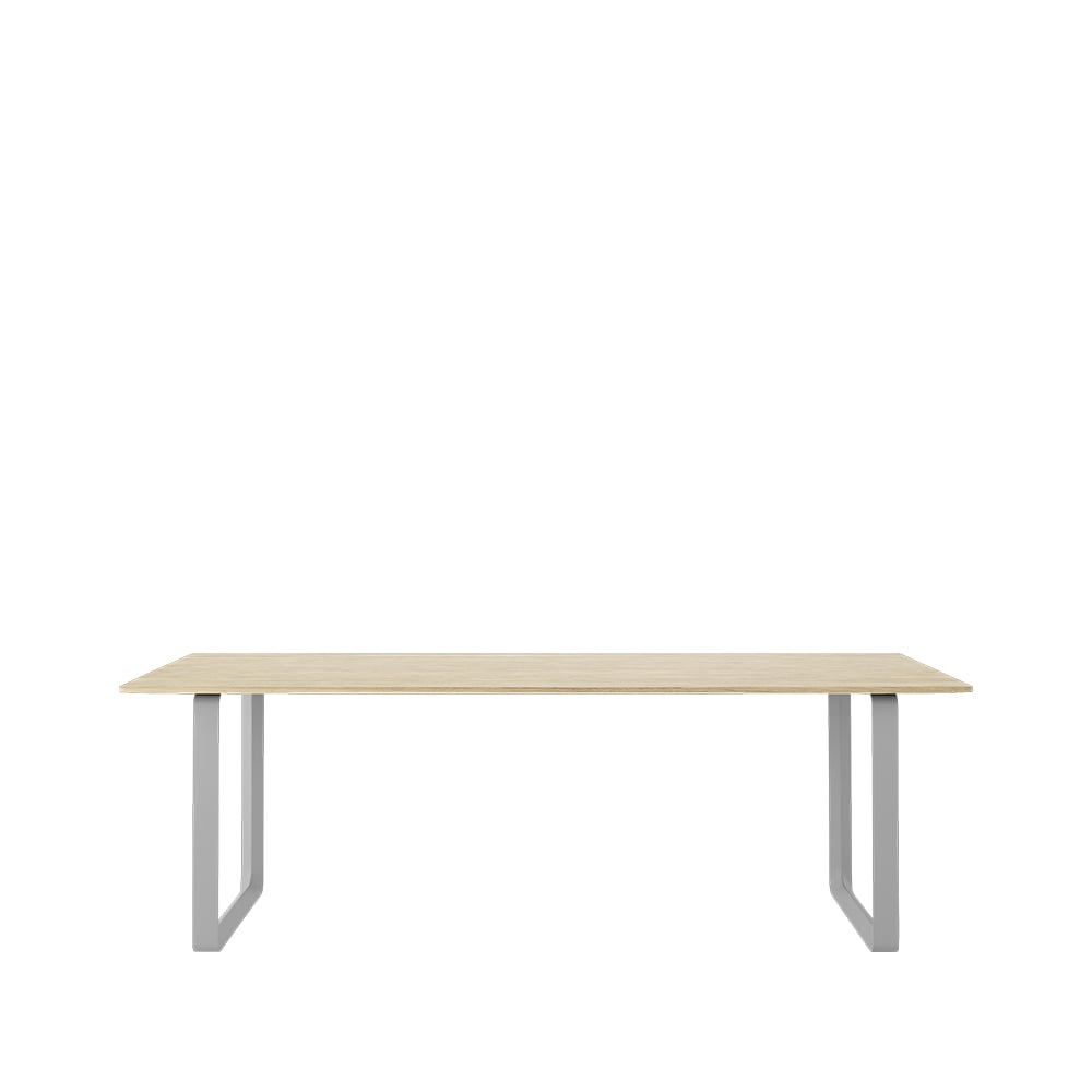 Muuto 70/70 matbord 225x90 cm Solid oak-Grey | Skandinavisk Design | Matbord | Beige