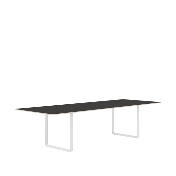 70/70 matbord 295x108 cm - Black linoleum-Plywood-White - Muuto