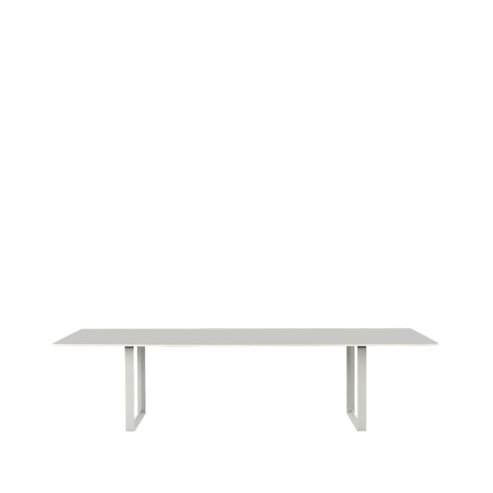 70/70 matbord 295x108 cm - Grey linoleum-Plywood-Grey - Muuto