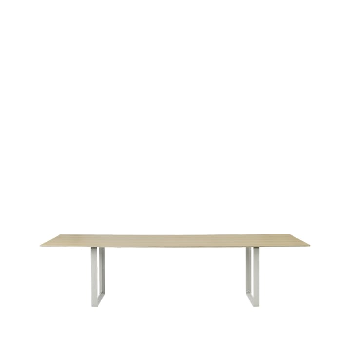 70/70 matbord 295x108 cm - Oak veneer-Plywood-Grey - Muuto