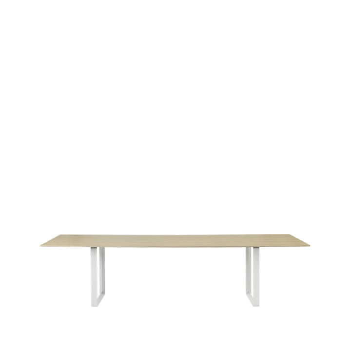 70/70 matbord 295x108 cm - Oak veneer-Plywood-White - Muuto