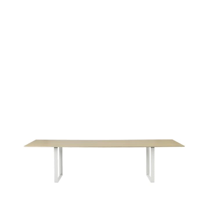 70/70 matbord 295x108 cm - Oak veneer-Plywood-White - Muuto