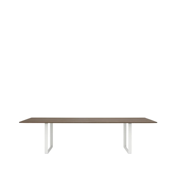 70/70 matbord 295x108 cm - Solid smoked oak-White - Muuto