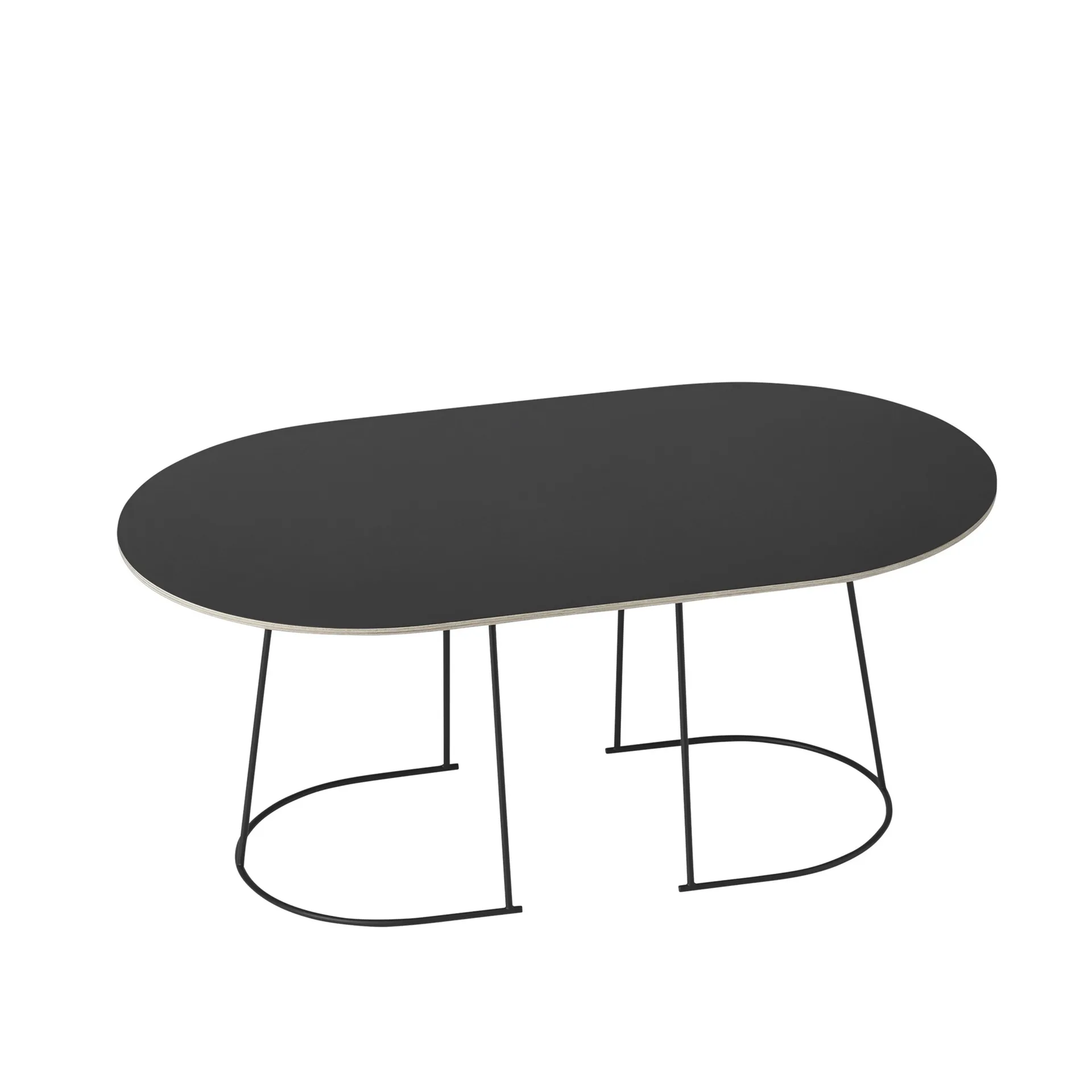 Airy soffbord M, Black nanolaminate-Black Muuto