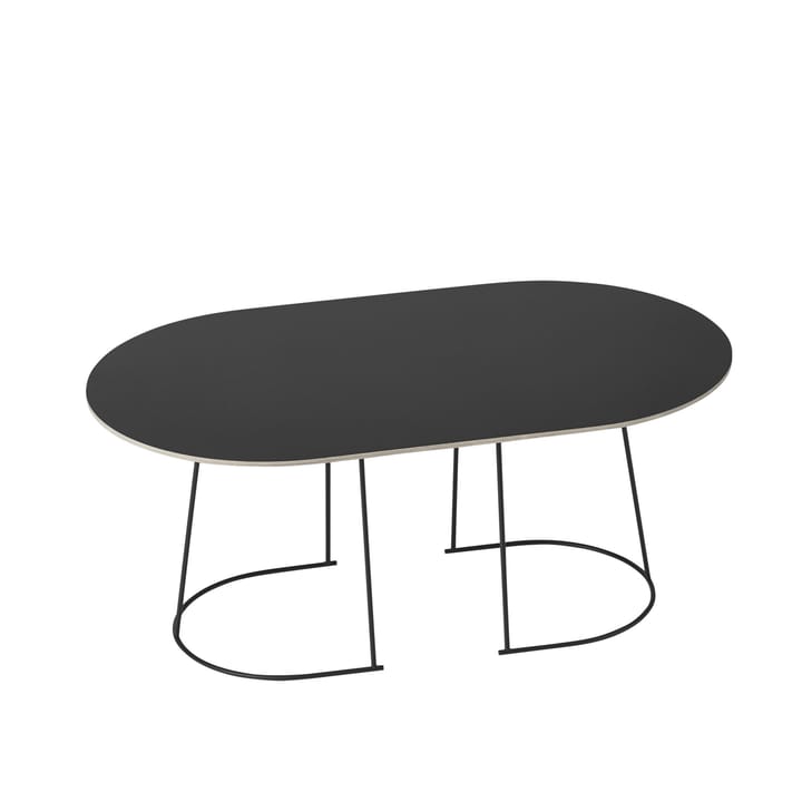 Airy soffbord M - Black nanolaminate-Black - Muuto