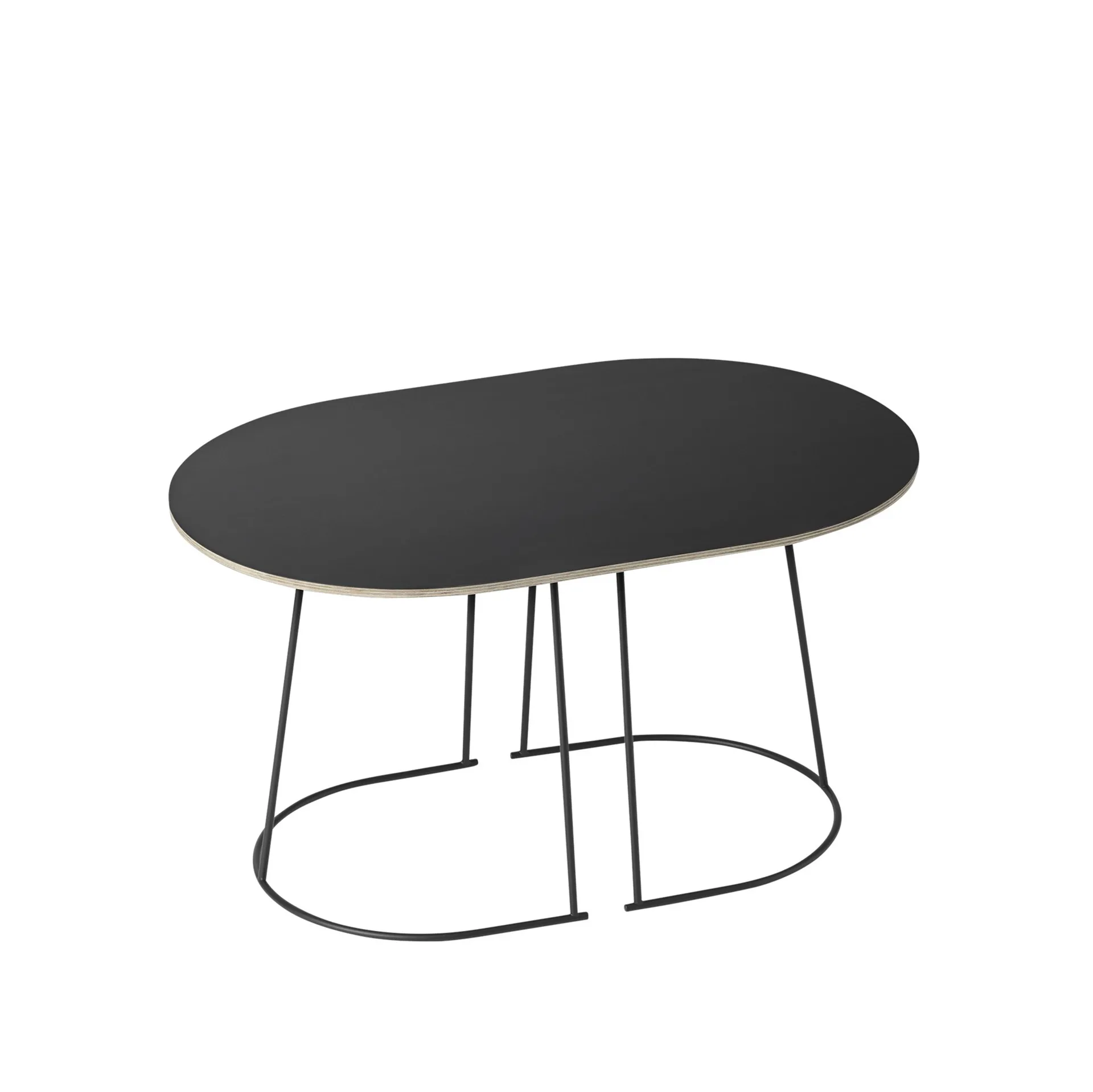 Airy soffbord small, Black nanolaminate-Black Muuto