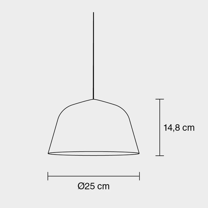 Ambit taklampa Ø25 cm - dusty green (grön) - Muuto