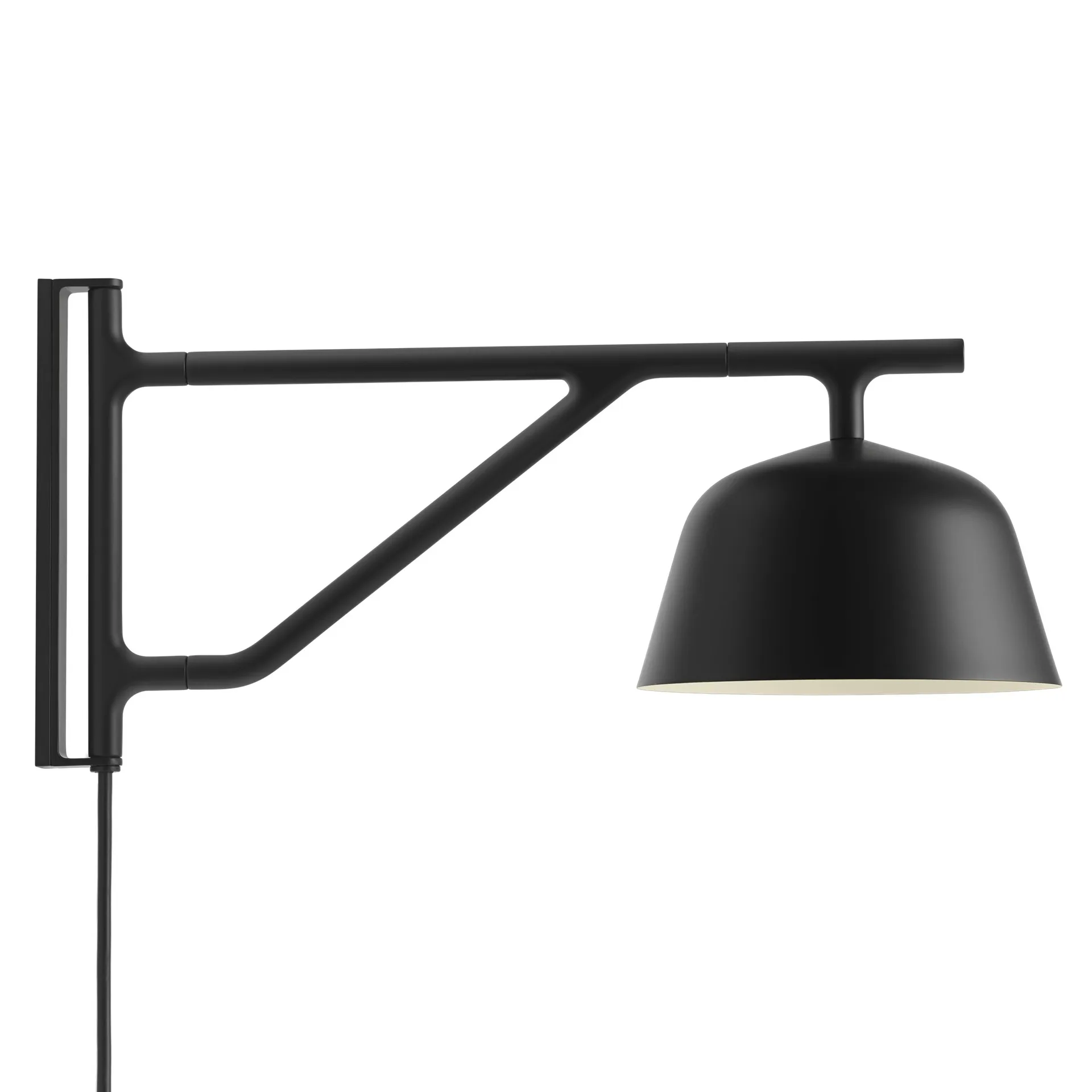 Ambit vägglampa, svart Muuto