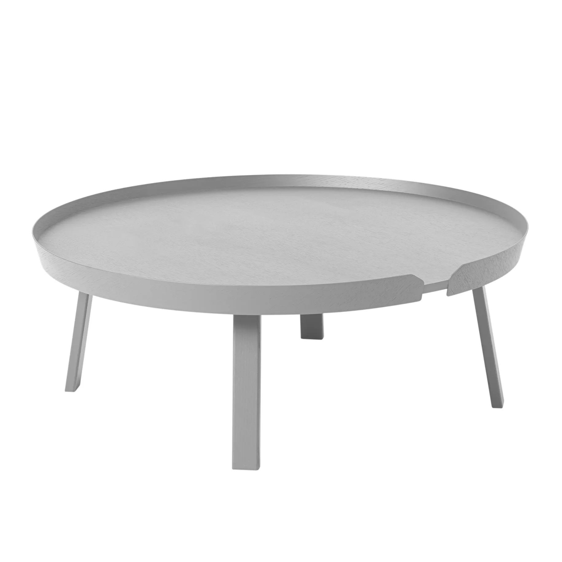 Around sidobord extra large, Grey Muuto