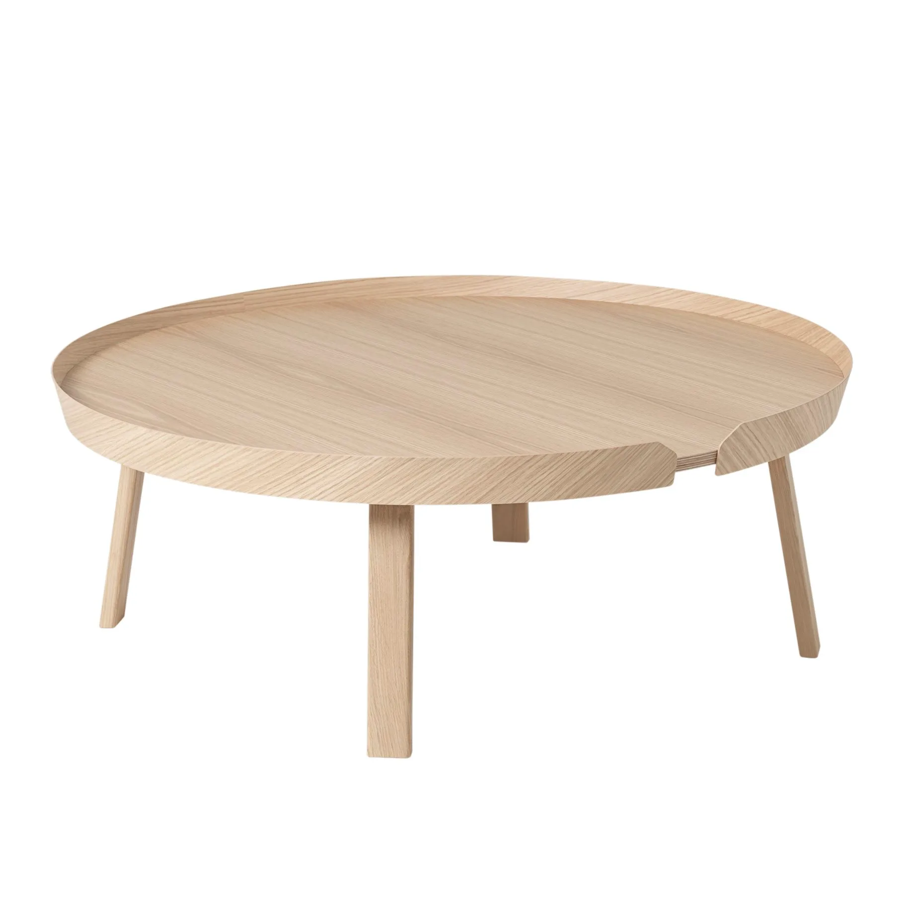 Around sidobord extra large, Oak Muuto